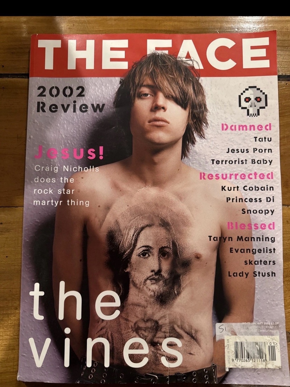 2003 The Face Magazine - The Vines cover